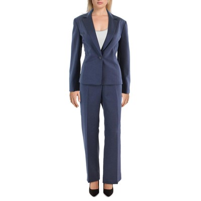 

Le Suit женский серый офисный деловой брючный костюм из 2 предметов  BHFO 0258, Grey
