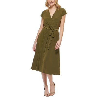 

Женское трикотажное платье с запахом Tommy Hilfiger BHFO 5014, Dark green