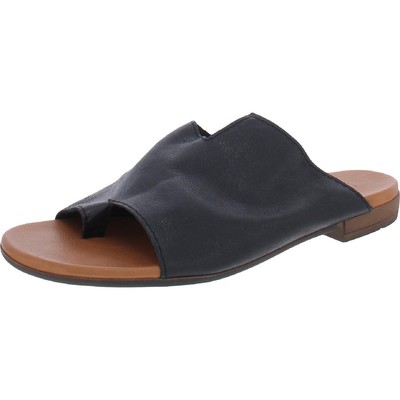 

Женские кожаные шлепанцы Bueno с ремешками Tulla BHFO 4129, Black/tan, Tulla