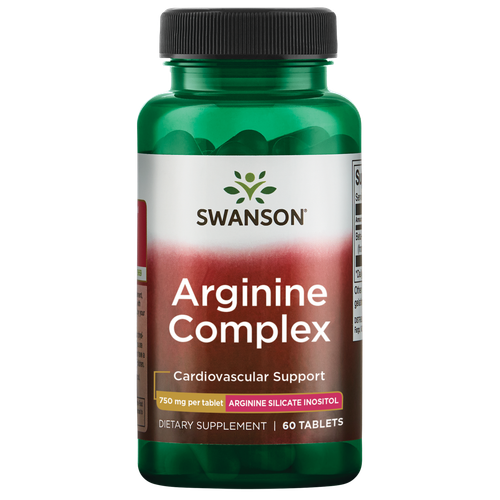 Swanson Arginine Complex 750 мг 60 таблеток