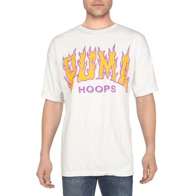 Мужская белая футболка с круглым вырезом и графическим принтом Chinatown Market XL BHFO 2411