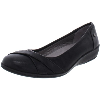

LifeStride Womens I Loyal Балетки из искусственной кожи с закрытым носком на танкетке BHFO 7659, I Loyal
