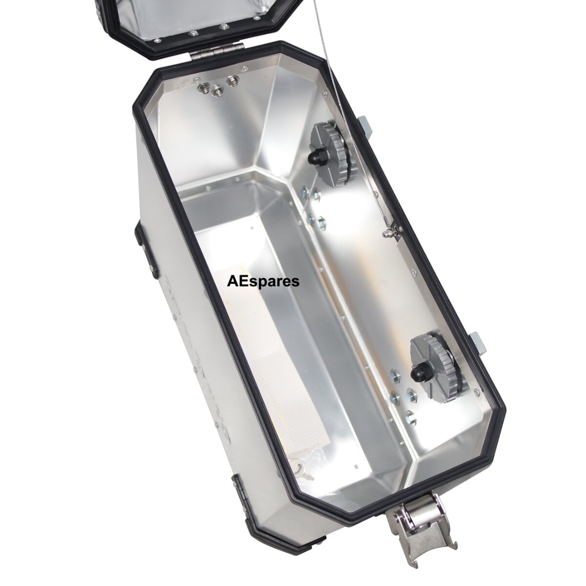 Fits Royal Enfield Himalayan 411 Aluminium Panniers Silver Box Packed Pair