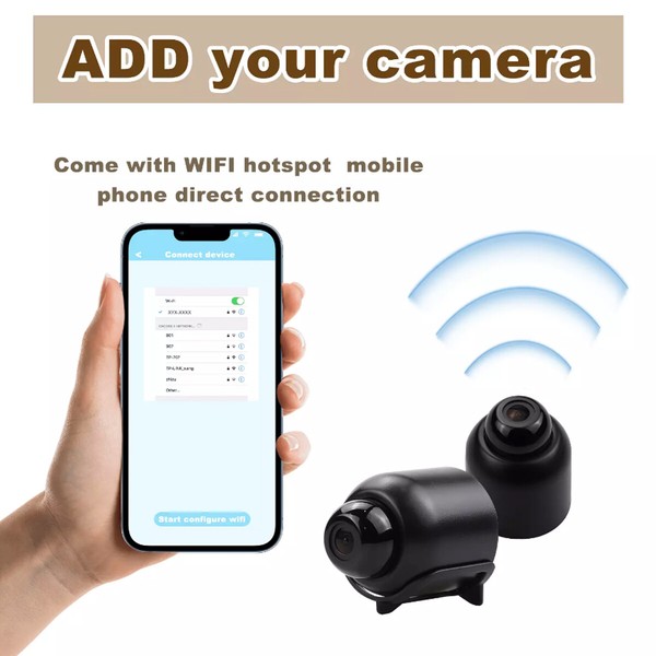 With 32GB SD Card HD 1080P Mini Spy Camera WiFi Hidden Camcorder Security Cam - Image 13