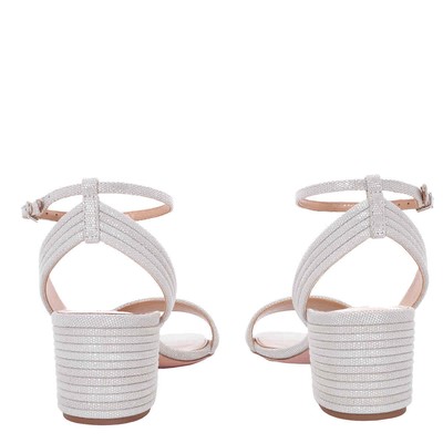 Pre-owned Aquazzura Silver Sundance 50 Sandals