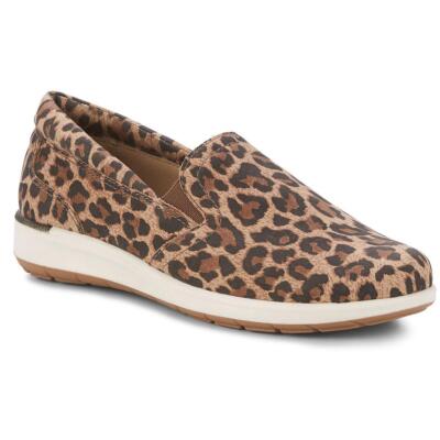 

Женские кожаные повседневные слипоны Walking Cradles Orleans BHFO 5581, Leopard nubuck, Orleans