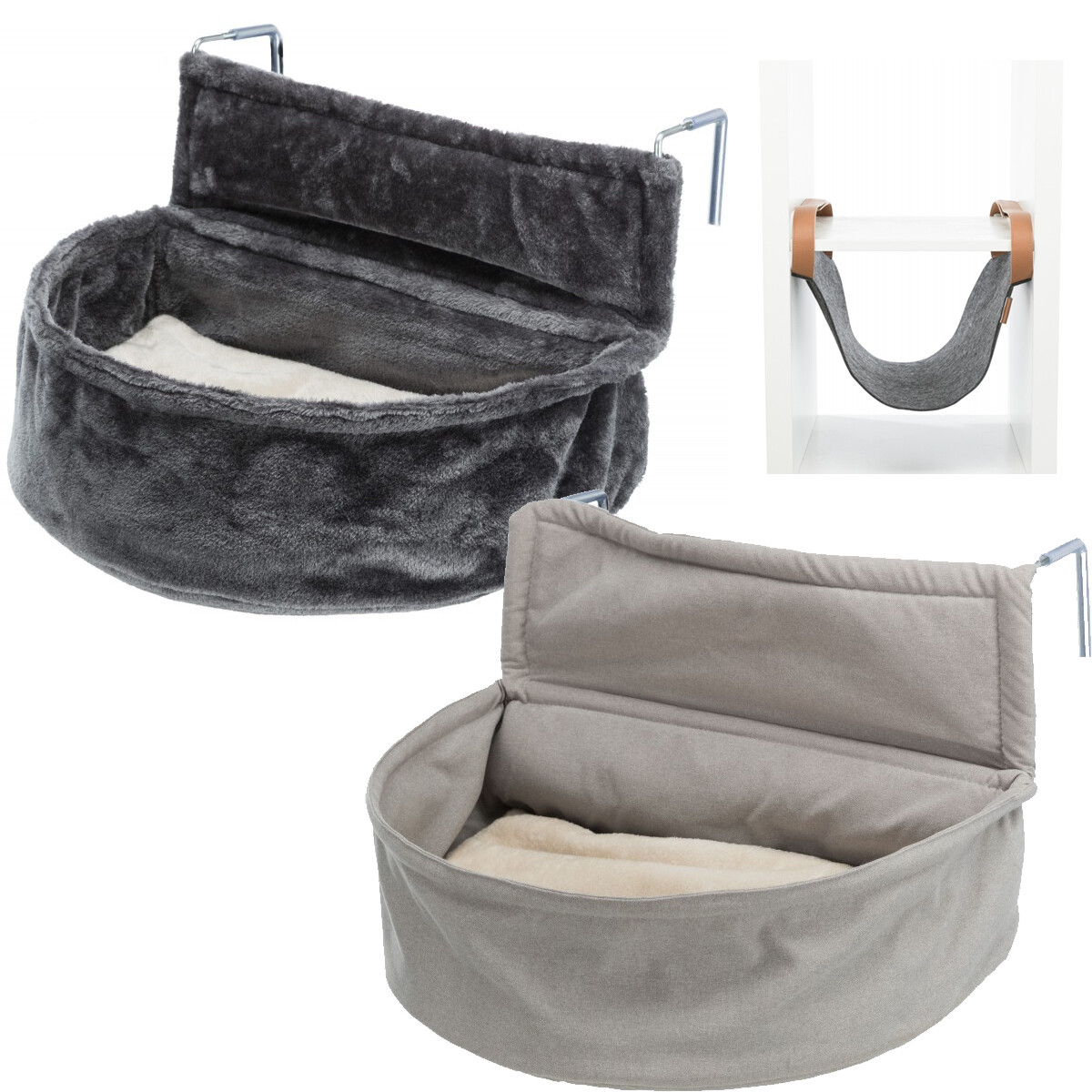 TRIXIE  Kuschelsack für Heizkörper Hängematte für Katzen Katzenbett Katze
