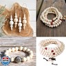 20mm Wooden Beads for Craft,100 Pcs Round Natural Unfinished Wood Beads for DIY Craft,Bead Garland, Farmhouse Decor