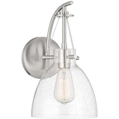 Savoy House Lighting 9-7005-1-SN Foster Wall Sconce Satin Nickel