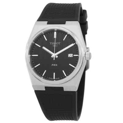 Мужские кварцевые часы Tissot PRX с черным циферблатом T137.410.17.051.00