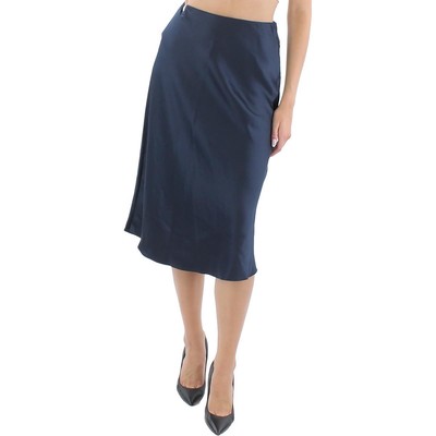 

Женская темно-синяя прямая однотонная юбка-миди Lauren Ralph Lauren Sharae  BHFO 2444, Lauren navy