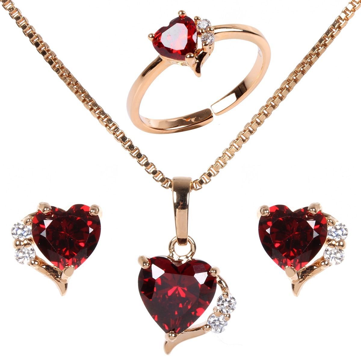 Cubic Zirconia Fashion Jewellery Sets