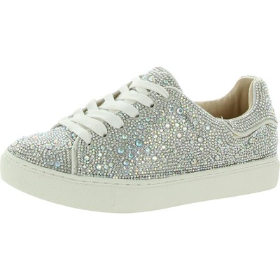 

Повседневные и модные кроссовки Betsey Johnson Girls Sidny Silver BHFO 1677, Rhinestone