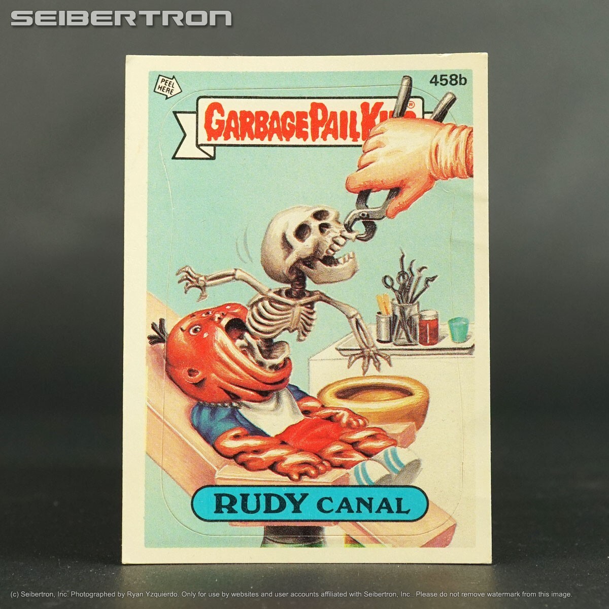 GPK 458b RUDY Canal Topps Garbage Pail Kids 1987 Series 11 2
