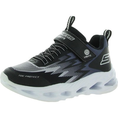 

Обувь Skechers Boys Zorent Black Light-Up 10.5 Medium (D) Little Kid BHFO 4429, Black/gray