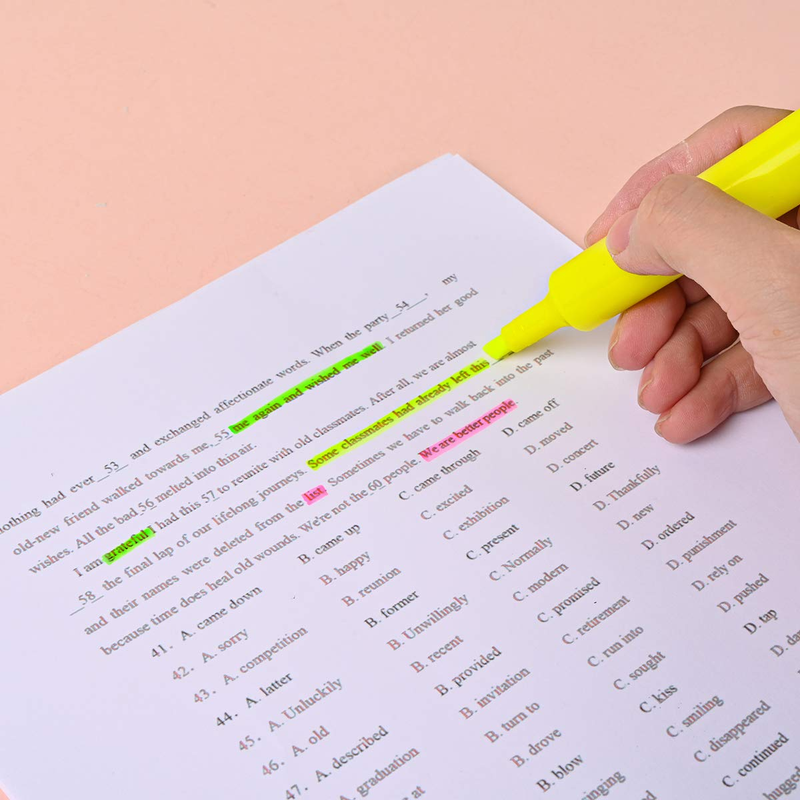 Dabo & Shobo Highlighters Set of 48,Colored Markers and Beautiful Combination Se