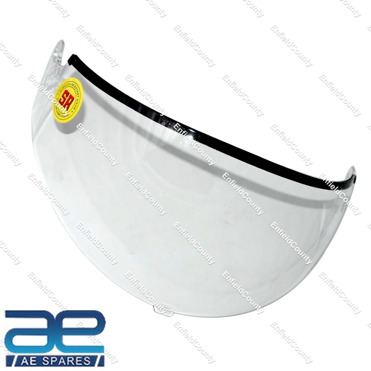 Studds Silicon Hard Coated Scratch Resistant Ninja Helmet Clear Visor 
