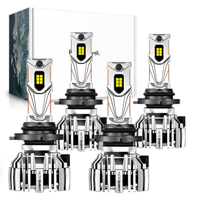 NOVSIGHT 9006 9005 Combo LED Headlight Bulbs Hi/Lo Beam 140W 6500K White 32000LM