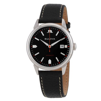 Bulova Summer Wind Frank Sinatra Automatic Black Dial Men's Watch 96B381