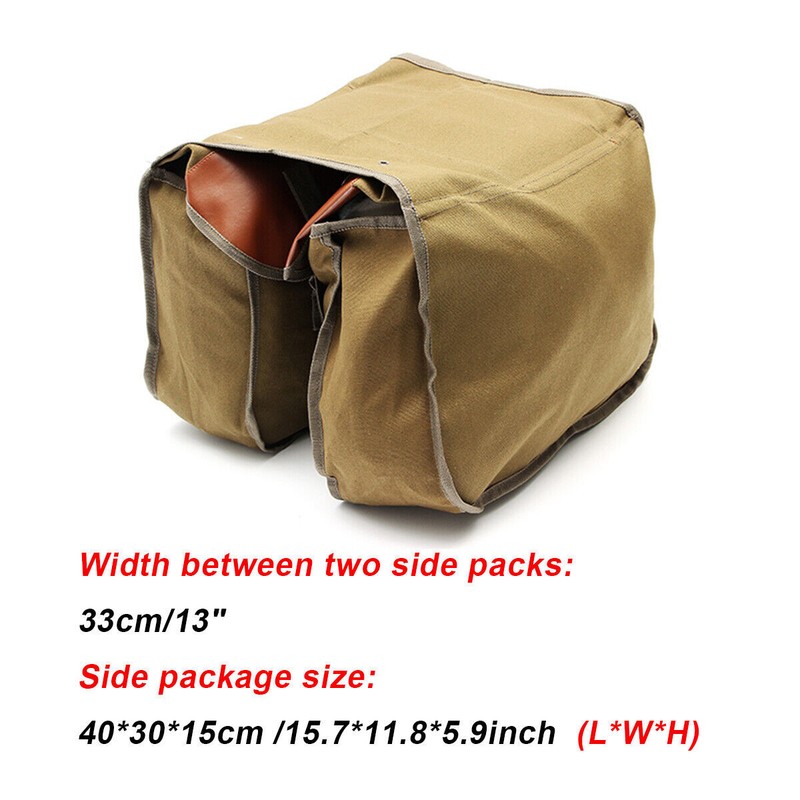 Motorcycle Saddle Bags Throw Over Panniers Travel Expandable Saddlebag Storage: 3 - 5 Days Free Delivery Only UK