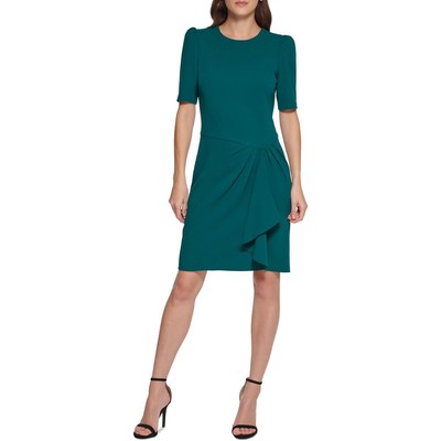 

Женское платье-футляр DKNY с драпировкой до колена и пышными рукавами BHFO 2514