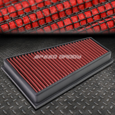 ДЛЯ MERCEDES A/B/CLA/GLA КРАСНАЯ МНОГОРАЗОВАЯ/МОЮЩАЯСЯ ВСТАВНАЯ ПАНЕЛЬ ВОЗДУШНОГО ФИЛЬТРА