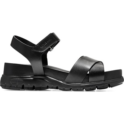

Женские черные босоножки Cole Haan ZeroGrand с пяткой на пятке 9,5 средний (B,M) BHFO 4047, Black leather/black, ZeroGrand