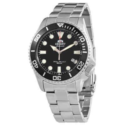 Pre-owned Orient Triton Automatic Black Dial Men's Watch Ra-ac0k01b10b