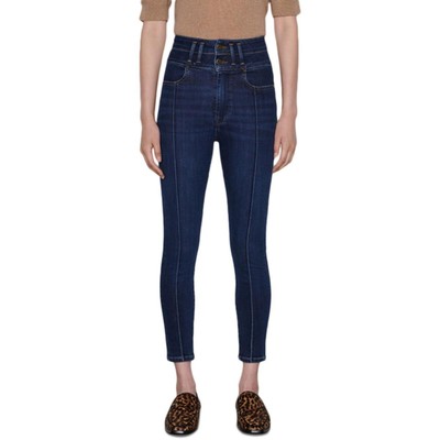 

Джинсы-сигареты Frame Womens Le Catroux Blue с передним швом  BHFO 1074, Dublin