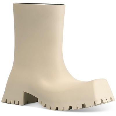 

Balenciaga Женские Резиновые Сапоги Trooper Бежевые Ботильоны 7 Средний (B,M) BHFO 2909, Бежевый, Trooper