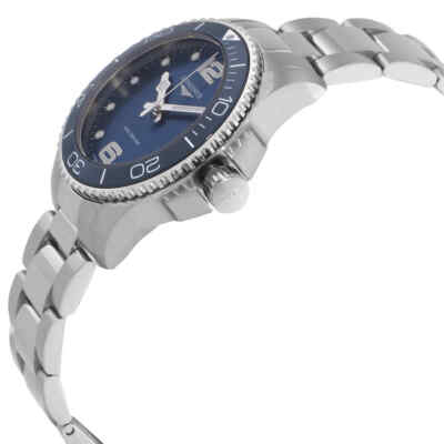 Pre-owned Longines Hydroconquest Quartz Blue Dial Ladies Watch L3.370.4.96.6
