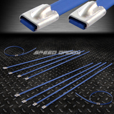 X10 12 5 ММ ИЗ НЕРЖАВЕЮЩЕЙ СТАЛИ СИНЕГО ЦВЕТА С САМОБЛОКИРУЮЩЕЙСЯ ЗАСТЕЖКОЙ-МОЛНИЕЙ, ТЕПЛОВАЯ ОБМОТКА ПРОВОДА / ВЫТЯЖКА