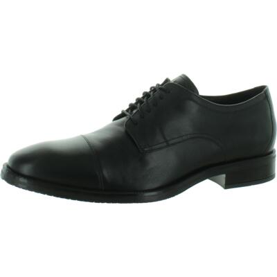 Мужские оксфорды Cole Haan из черной кожи на шнуровке 10 Medium (D) BHFO 4088