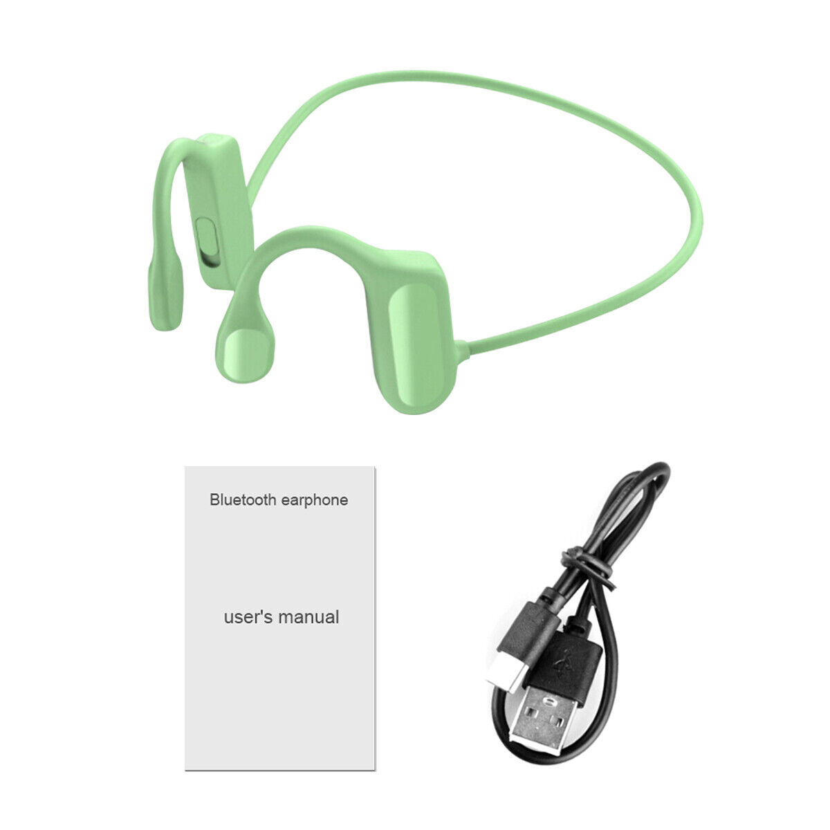 Bone Conduction Headphones Bluetooth 5.2 Wireless Earbuds Outdoor Sport Head set