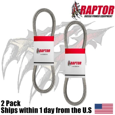 2PK Raptor Heavy Duty Belts Replacement for Exmark 1-413093 413093