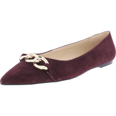 

Женские балетки Nine West Brinks с цепочкой и острым носком на плоской подошве BHFO 9774, Brinks