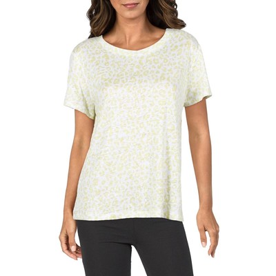 Женская зеленая футболка с круглым вырезом и прозрачным животным принтом Sanctuary Womens Top XS BHFO 5203