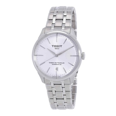 Pre-owned Tissot Chemin Des Tourelles Automatic Silver Dial Men's Watch T139.807.11.031.00