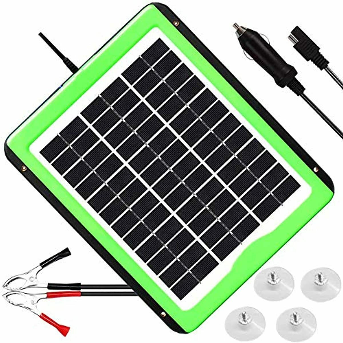 5watt Solar Charger Panel for 12 Volt Battery Car Vehicle Small Compact 12v Best