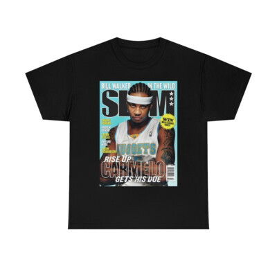 Carmelo Anthony NBA Denver Nuggets Slam Cover Tee Shirt