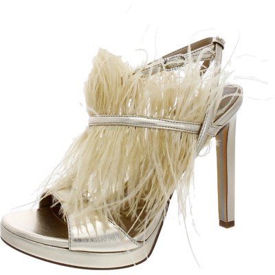 

Женские туфли на каблуке с ремешком на щиколотке Sam Edelman Jacinta с пряжкой и перьями BHFO 0185, Jacinta