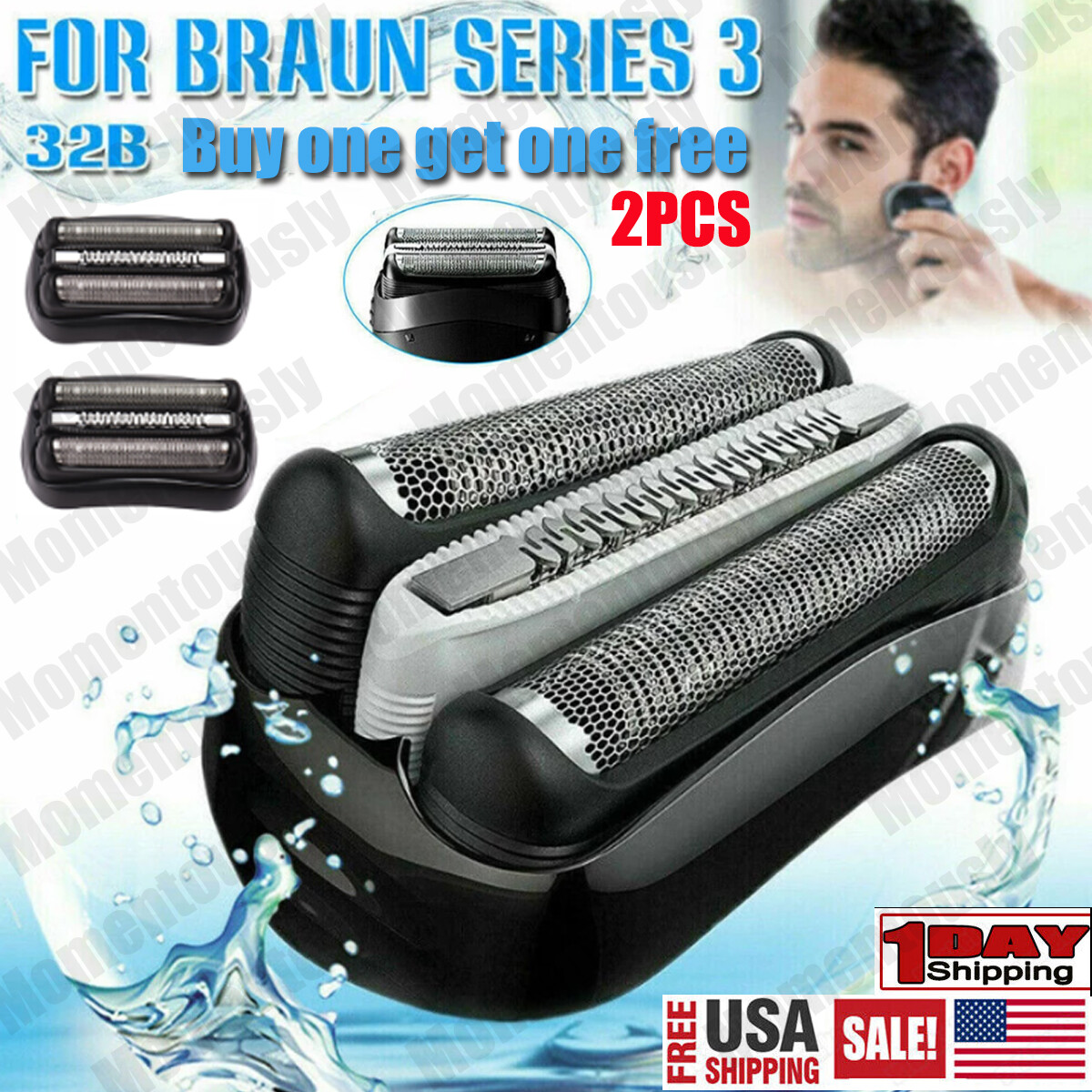 Foil Head Part Cutter For Braun Razor Blade 32b 3 Series.