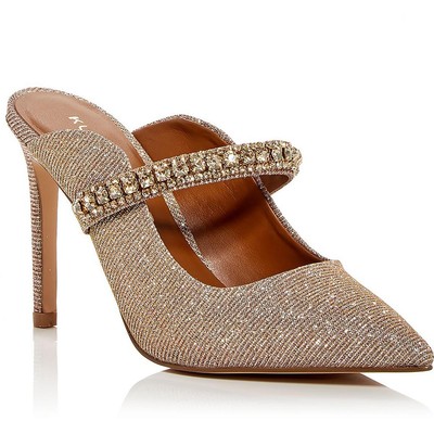 

Женские шлепанцы Kurt Geiger London Duke розовые слипоны 7,5 средние (B,M) BHFO 3710, Золотой, Duke
