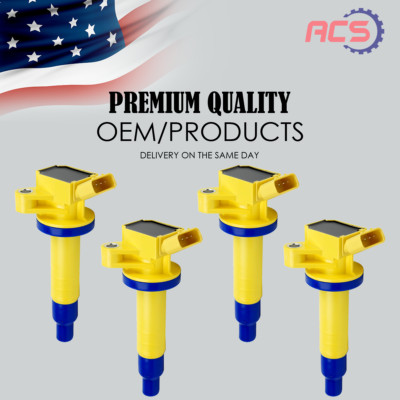 4X High Performance Ignition Coil For Toyota Corolla Celica Matrix 1.8L L4 UF247