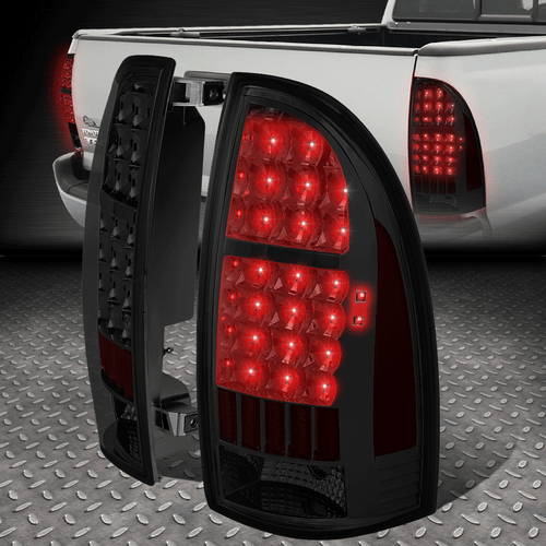 [ПОЛНЫЙ СВЕТОДИОД] ДЛЯ 05-15 TOYOTA TACOMA С ЗАКОПЧЕННЫМ КОРПУСОМ ЗАДНИХ ФОНАРЕЙ СТОП-СИГНАЛОВ И СТОЯНОЧНЫХ ОГНЕЙ