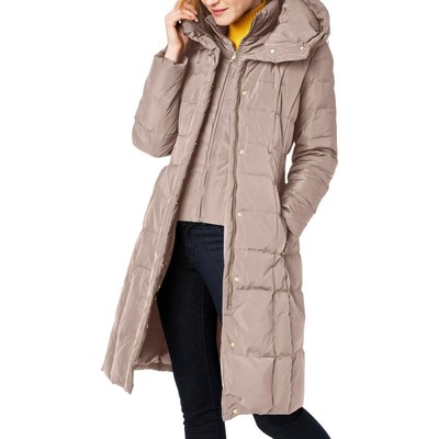 

Cole Haan Womens Taupe Winter Down Maxi Parka Coat Outerwear  BHFO 3034, Cashew