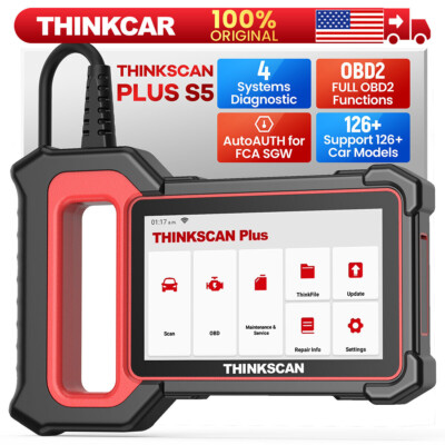 THINKCAR Auto Scanner Car Diagnostic Tool OBD2 Code Reader Engine SRS ABS TCM