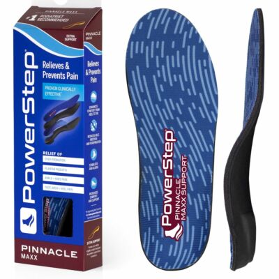 Powerstep Pinnacle Maxx Full Length Insoles Arch Supports Orthotics 