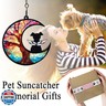 Agoumlux Dog Angel Memorial Suncatcher with Rainbow Bridge Poem Card, Pet Sympathy Gifts for Loss of Dogs and Cats, Life Tree