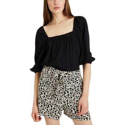 

Sanctuary Womens Endless D Printed Drawstring Casual Casual Shorts BHFO 1421, Ink spot, Endless D